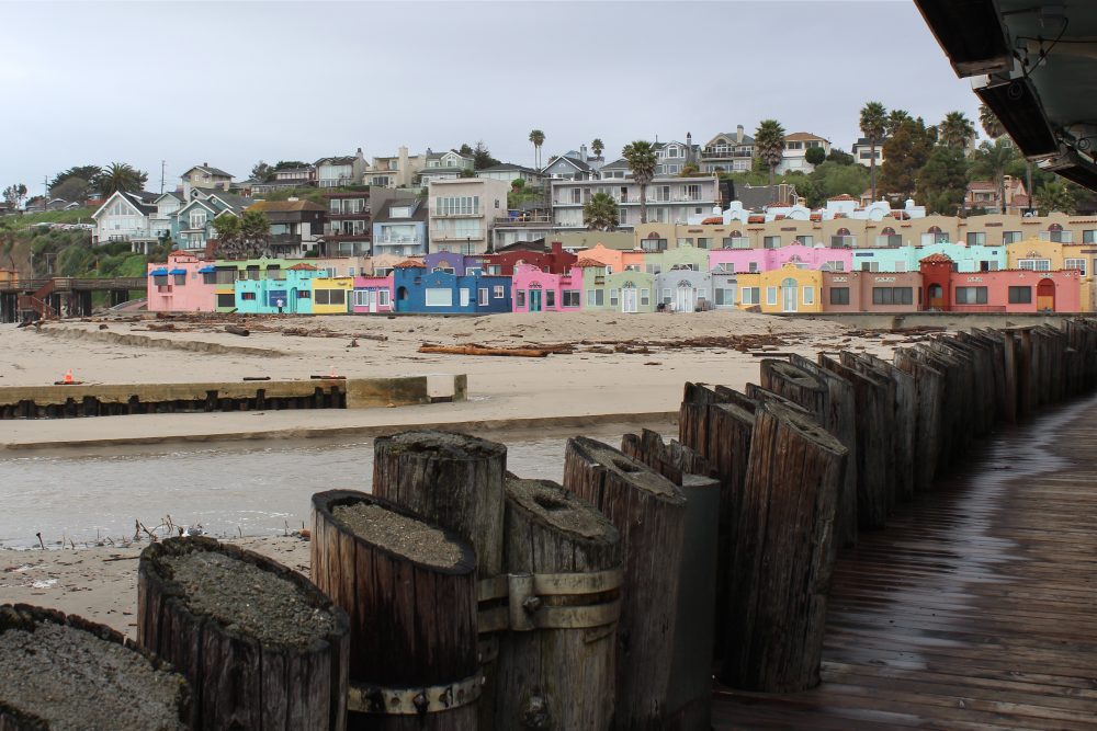 Gray Day in Colorful Capitola