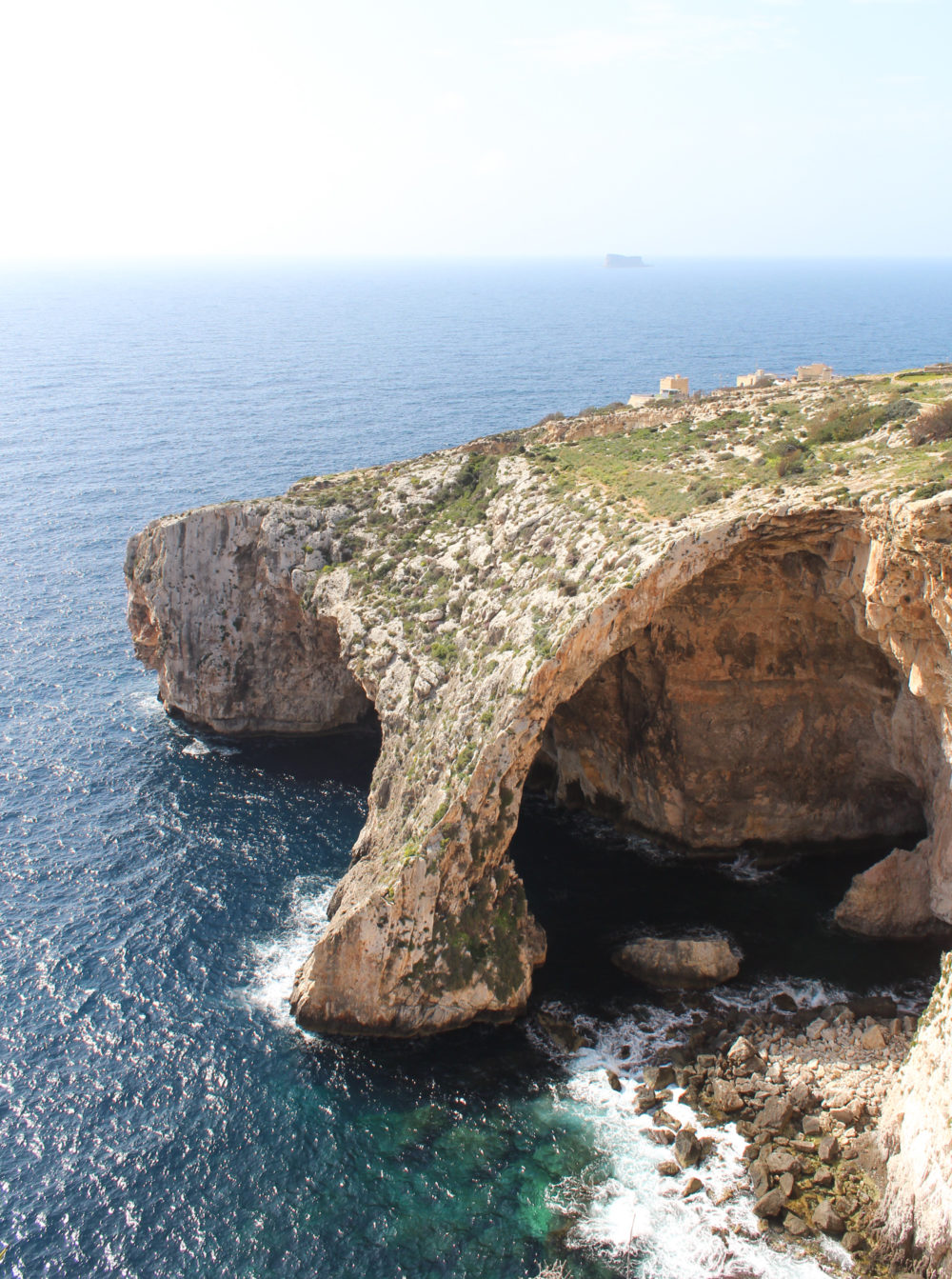 Guide to Malta. Blue Grotto. Petite Suitcase