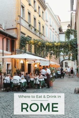 Where to Eat and Drink in Rome | Italy Travel Tips #italy