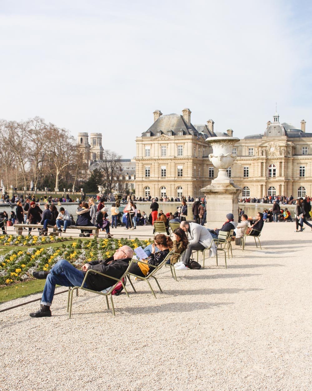 Luxembourg Gardens in Paris, France 
