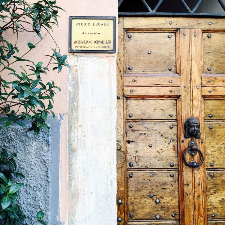 Doors of Rome- Petite Suitcase